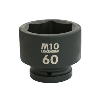 M10 1" Dr Impact Socket (6pt)