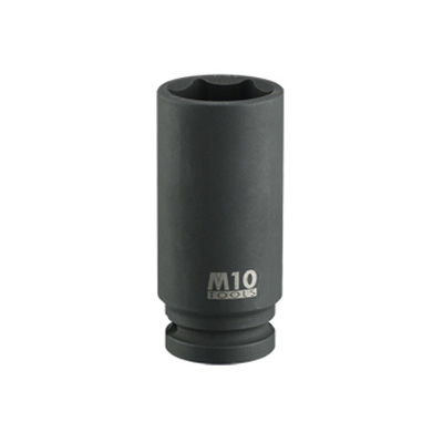 M10 1/2" Dr Impact Deep Socket (6pt)