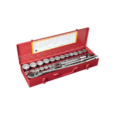 M10 1/4", 1/2", 3/4" Dr Combination Socket Set (146)