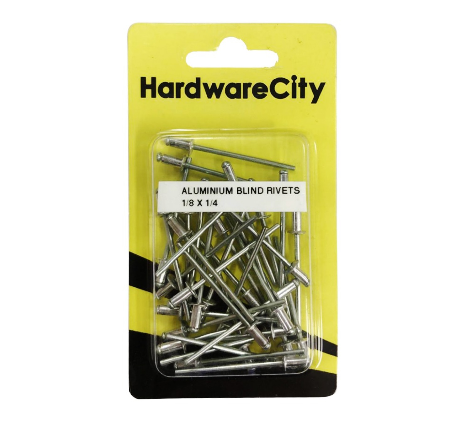 HardwareCity 1/8 X 1/4 Aluminium Rivets, 20PC/Pack