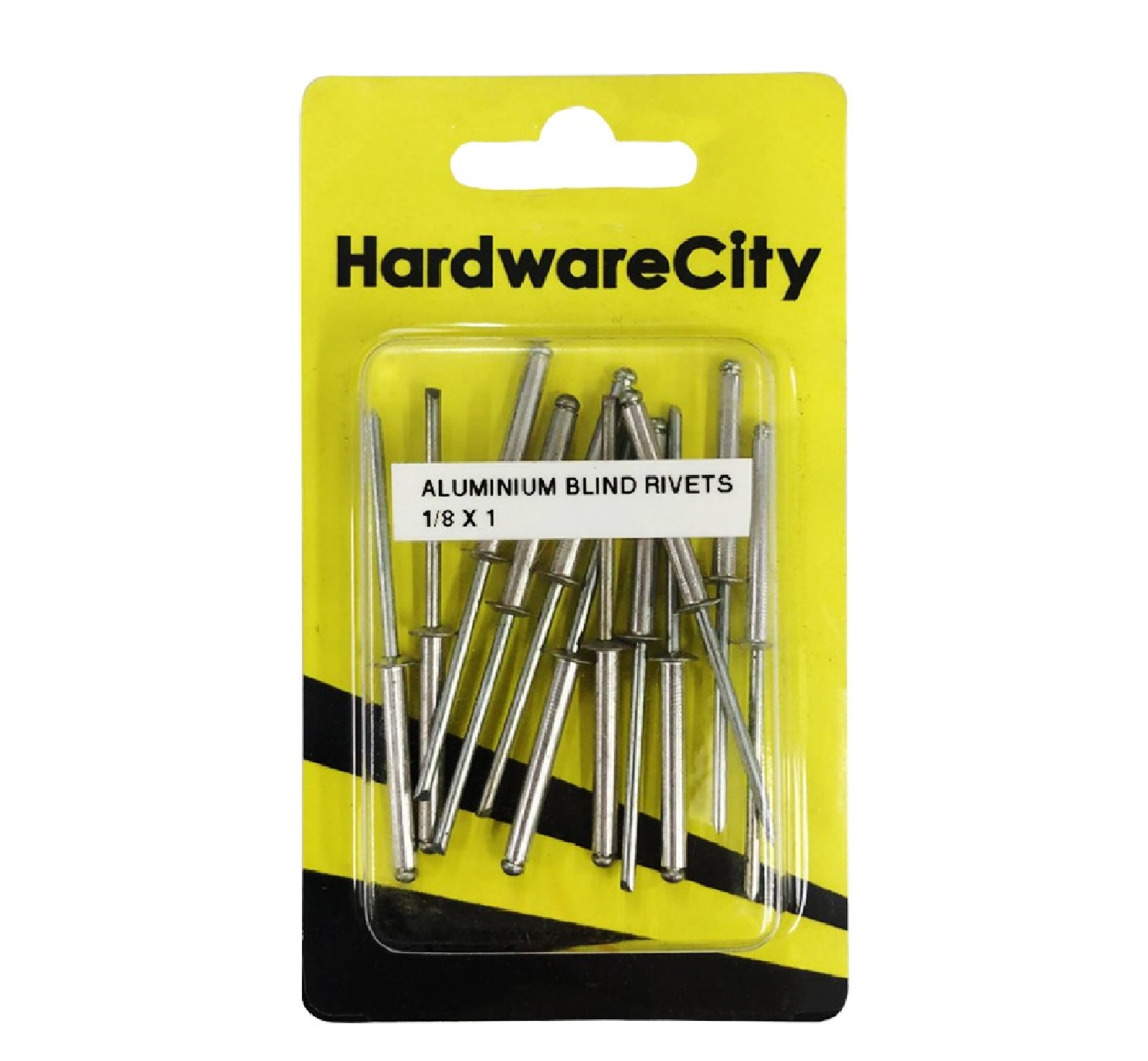 HardwareCity 1/8 X 25MM (1") Aluminium Rivets, 10PC/Pack