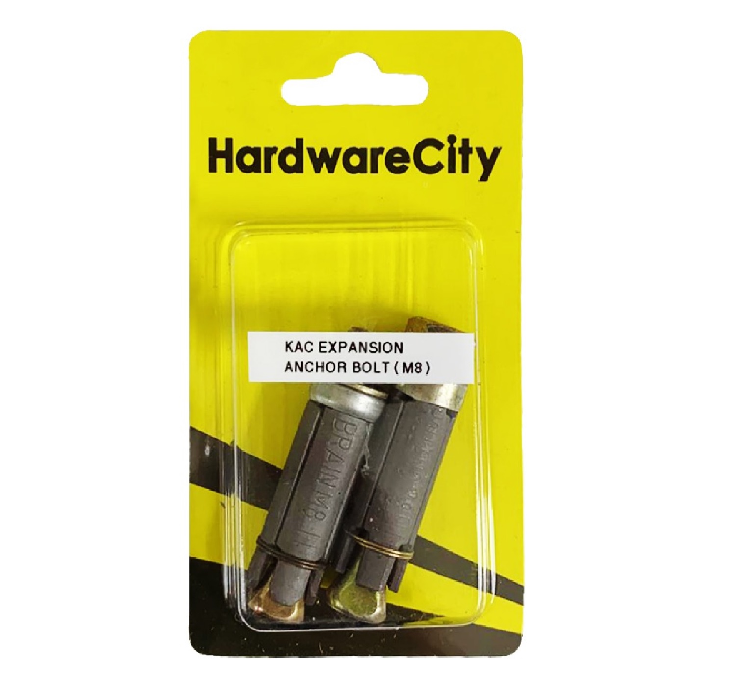 HardwareCity M8 KAC Expansion Anchor Bolt, 2PC/Pack
