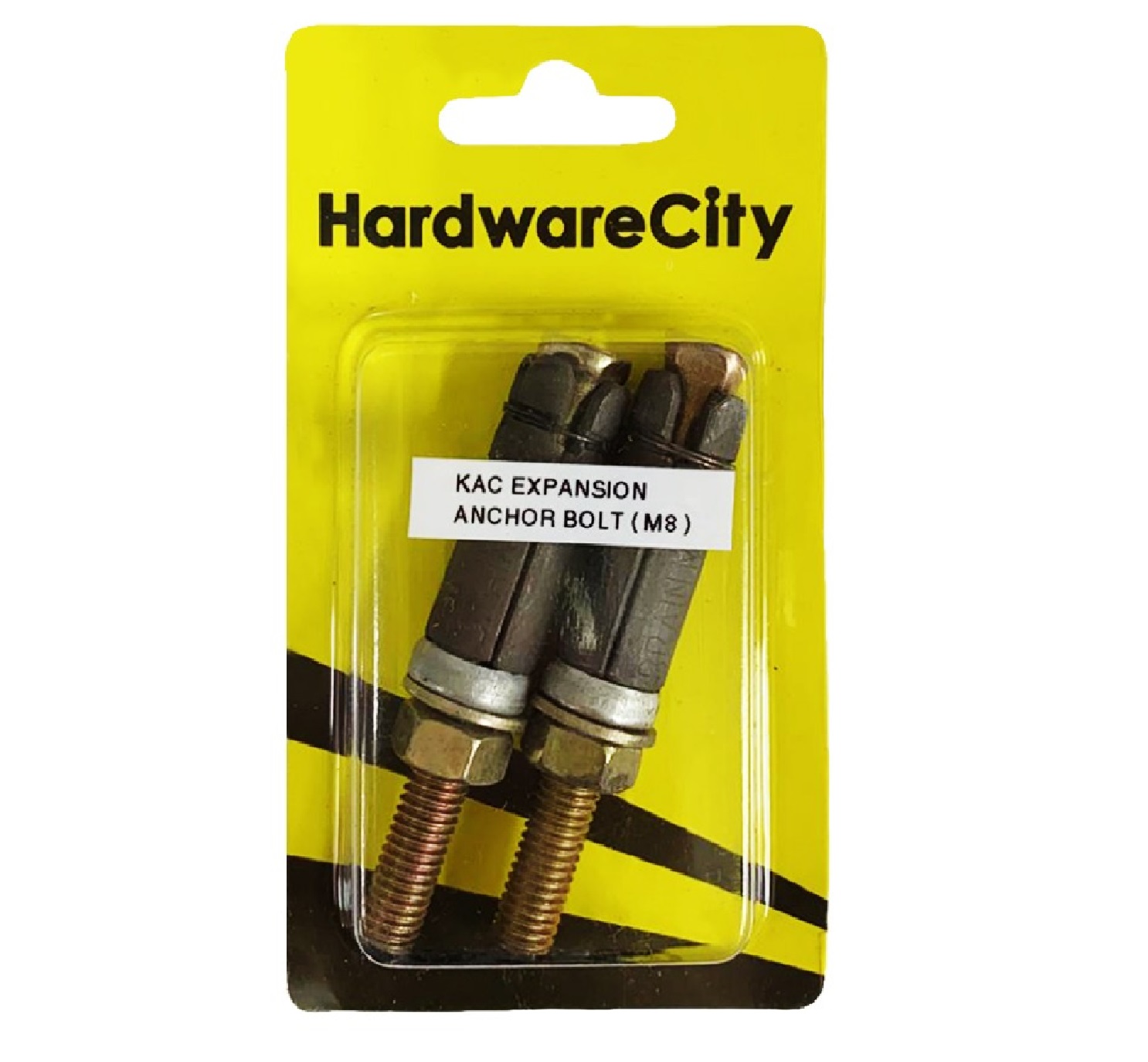 HardwareCity M8 X 65MM Long Bolt KAC Expansion Anchor, 2PC/Pack