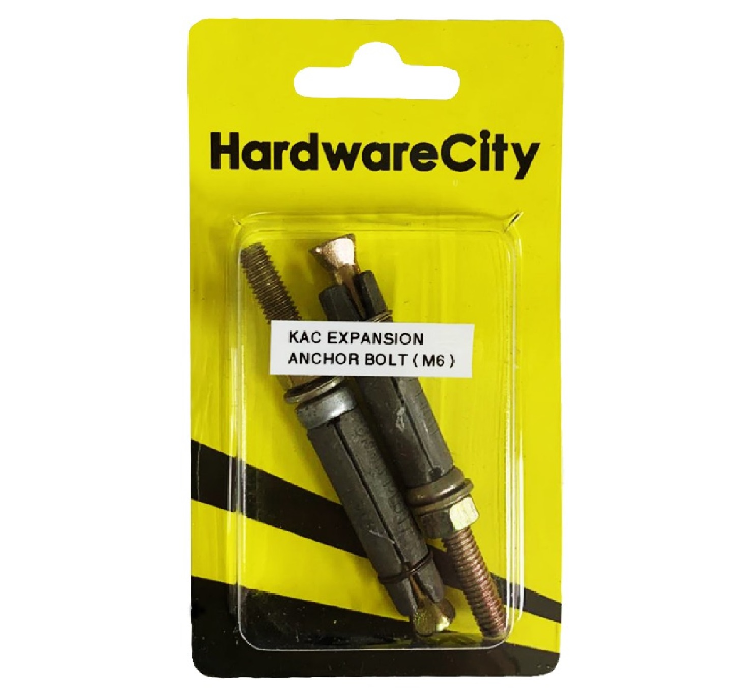 HardwareCity M6 X 65MM Long Bolt KAC Expansion Anchor, 2PC/Pack