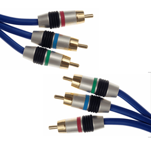 Digital 3RCA to 3RCA Component Cable 2 Metres