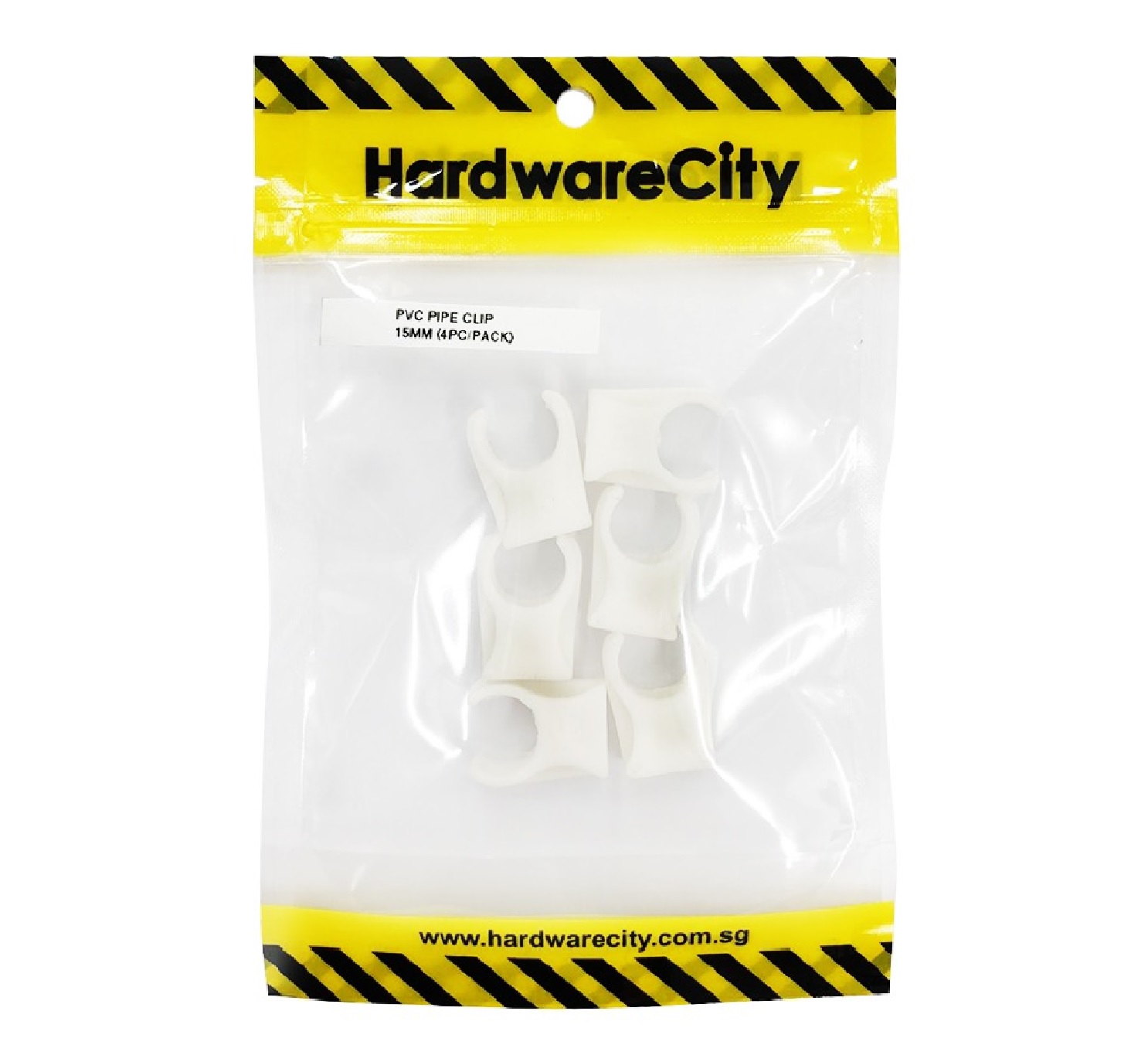 HardwareCity 15MM PVC Pipe Clip, 6PC/Pack