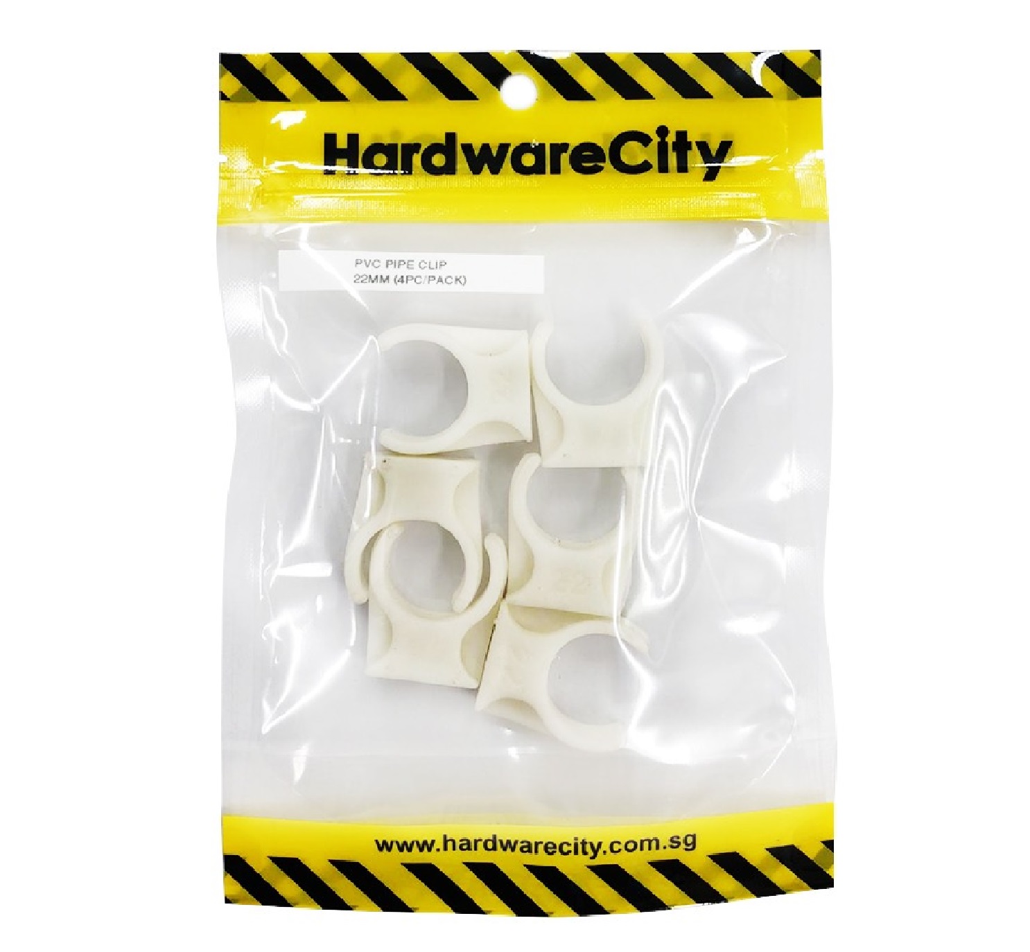 HardwareCity 22MM PVC Pipe Clip, 6PC/Pack