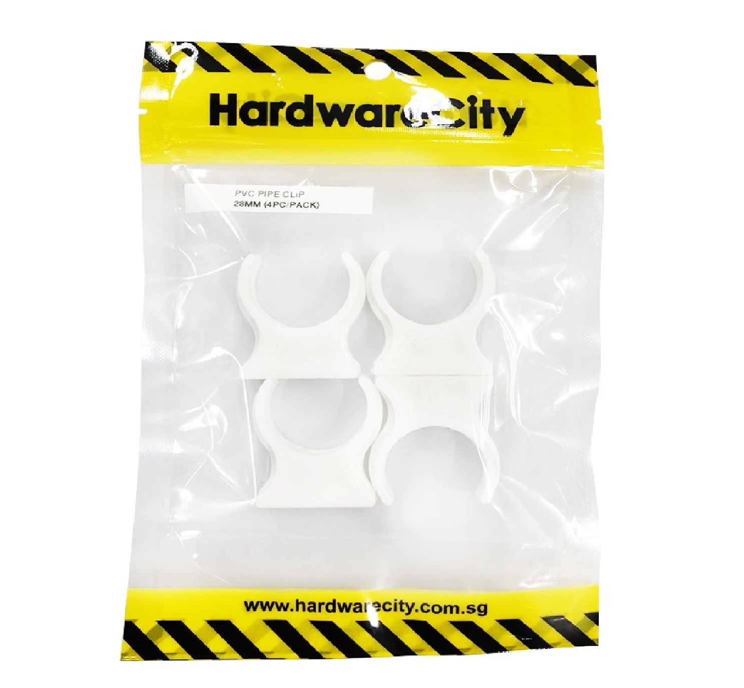 HardwareCity 25MM PVC Pipe Clip, 4PC/Pack